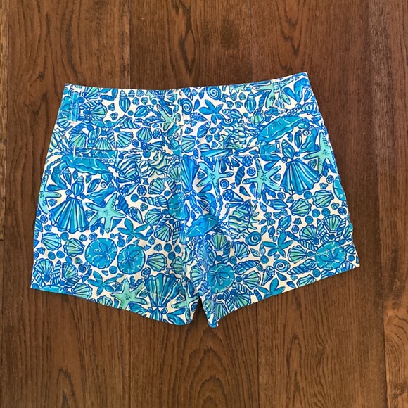 Lilly Pulitzer - Blue sailor’s valentine shorts - size 2 - Picture 2 of 4